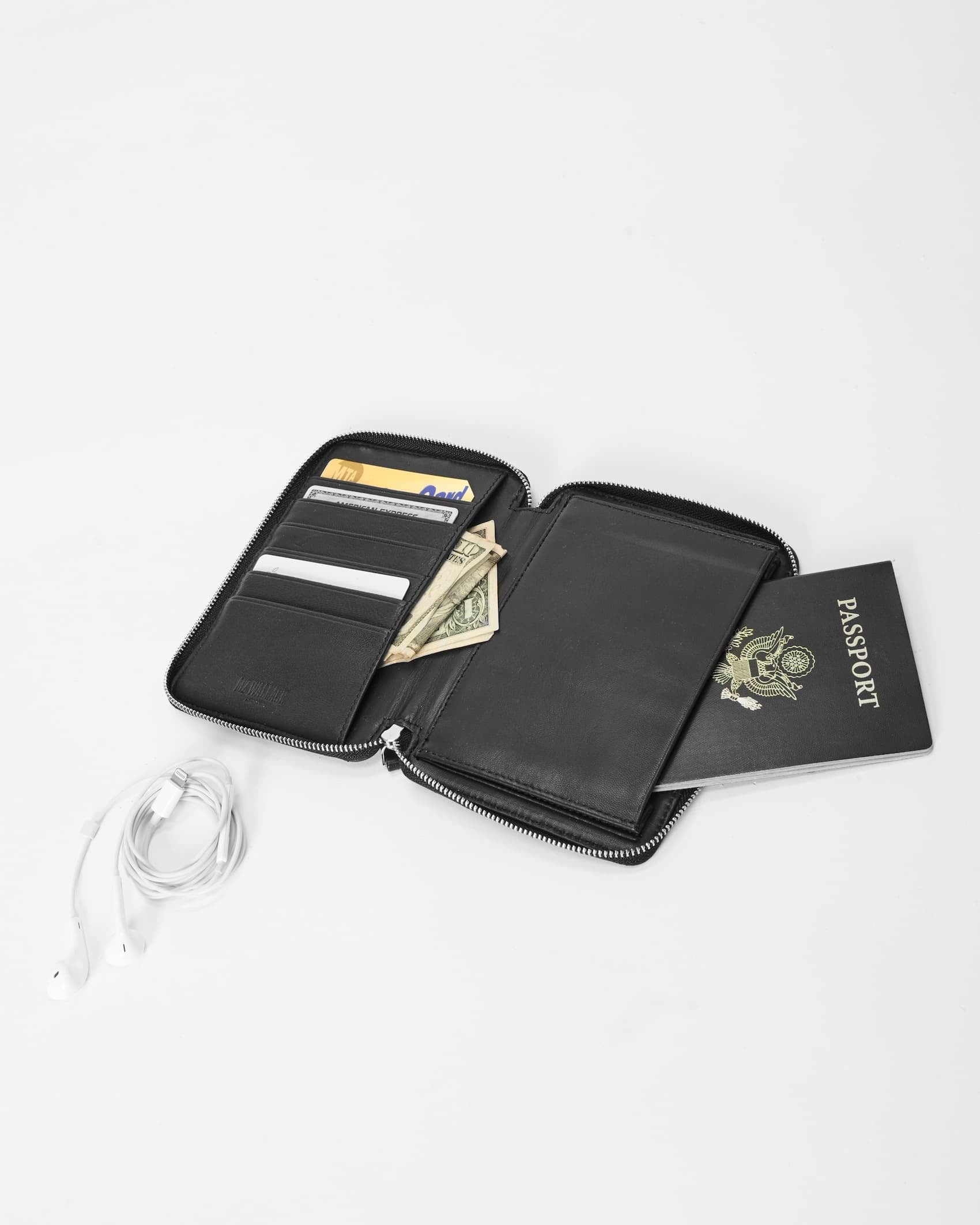 Black Passport Organizer - Image 2